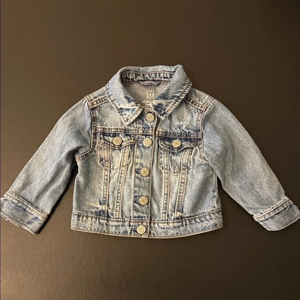 GAP Kids Light Blue Jean Jacket 12-18 months